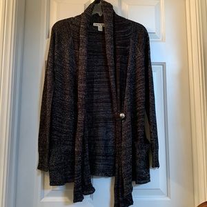 Black & silver sparkly cardigan